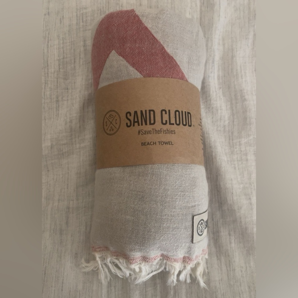 Sand cloud cotton beach towel